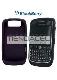 FUNDA ORIG BLACKBERRY 8900 SILICON NEGRA