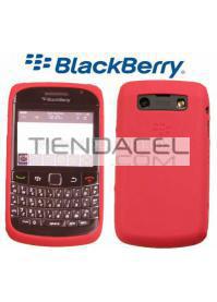 FUNDA ORIG BLACKBERRY 9700 SILICON ROJA