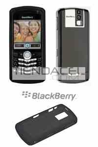 FUNDA ORIG BLACKBERRY 8100 SILICON NEGRA