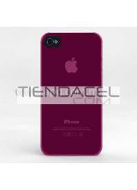 FUNDA RIGIDA ILUV SILK IPHONE 4 ROSA TRA