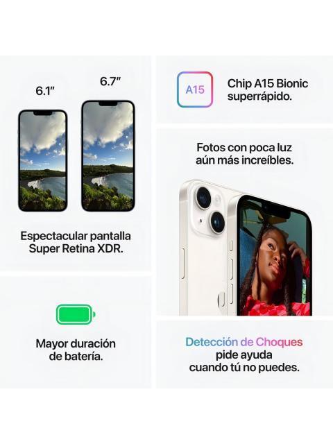 APPLE IPHONE 14 (128 GB) - MEDIANOCHE
