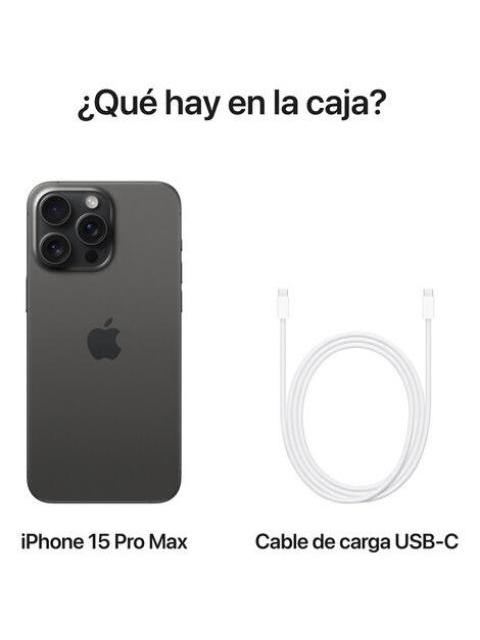 APPLE IPHONE 15 PRO MAX (256 GB) - TITANIO NEGRO