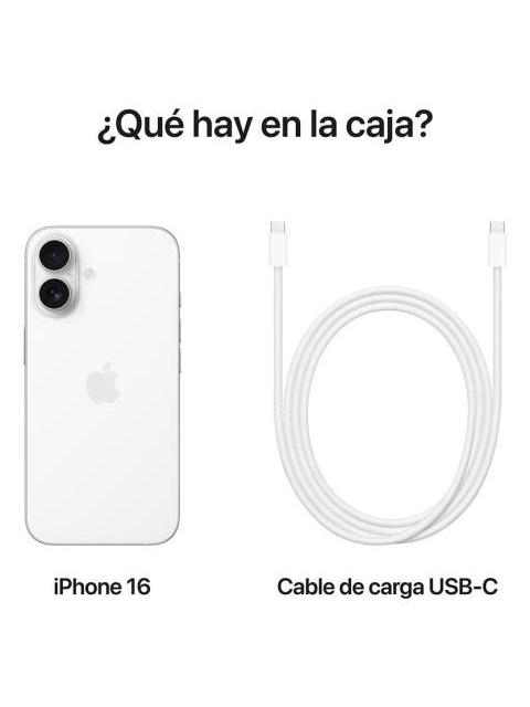 APPLE IPHONE 16 (128 GB) - BLANCO