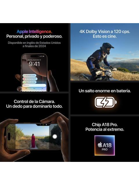 APPLE IPHONE 16 PRO MAX (256 GB) - TITANIO NEGRO