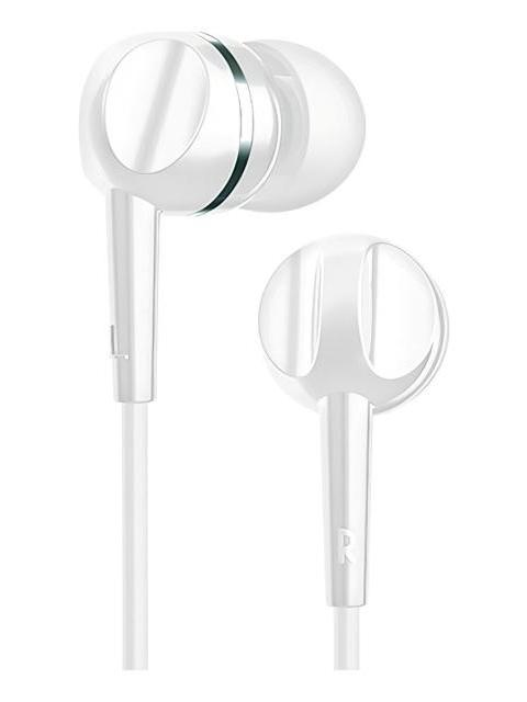 AUDIFONOS ALAMBRICOS MOTOROLA EARBUDS 105 - BLANCO NEGRO