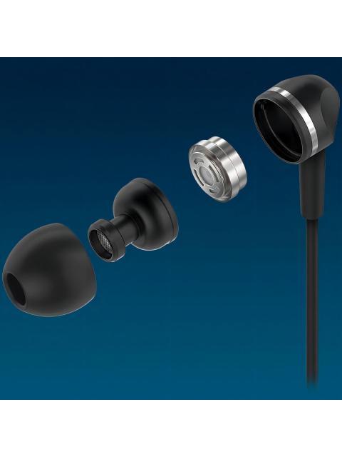 AUDIFONOS ALAMBRICOS MOTOROLA EARBUDS 105 - BLANCO NEGRO