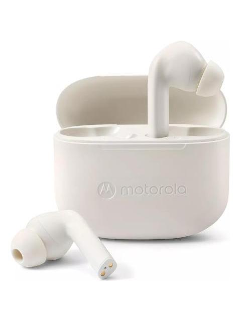 AUDIFONOS BLUETOOTH MANOS LIBRES MOTO BUDS 065 TWS COLOR BLANCO