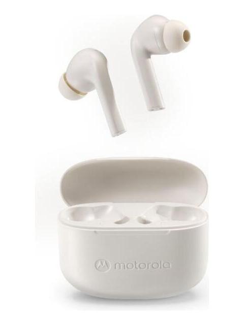 AUDIFONOS BLUETOOTH MANOS LIBRES MOTO BUDS 065 TWS COLOR BLANCO