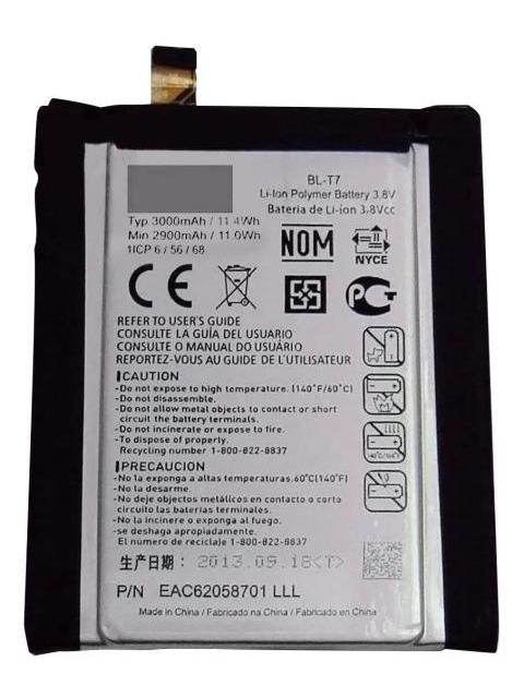 BATERIA PILA LG OPTIMUS G2 BL-T7 BLT7 LG G2 D802 LG G2 D803
