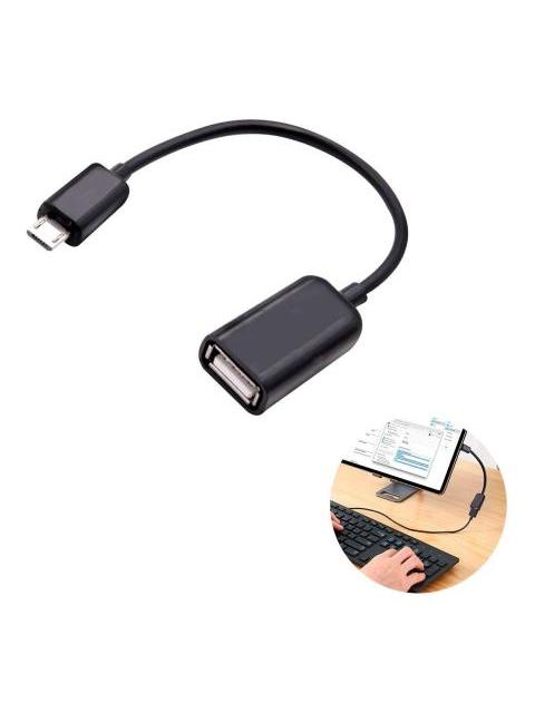 CABLE ADAPTADOR OTG USB HEMBRA A V8 MEMORIAS MOUSE TECLADO