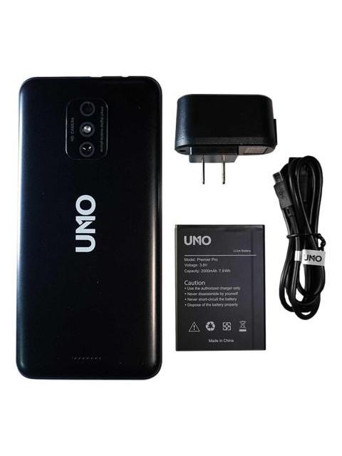 CELULAR ECONOMICO UNO PREMIER PRO 16GB - 2GB RAM NUEVO NEGRO