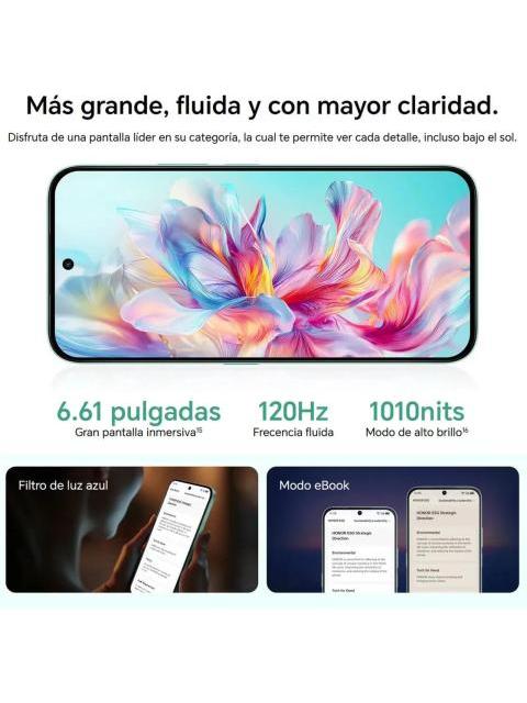CELULAR HONOR X6C 6GB RAM 128GB ROM DUAL SIM MIDNIGHT BLACK