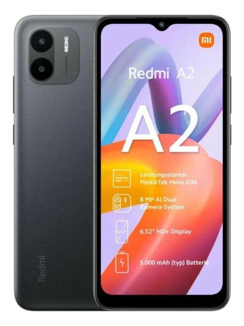 CELULAR XIAOMI REDMI A2 BLACK DUAL SIM 2GB RAM 64GB