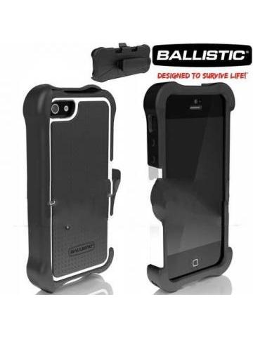 FUNDA BALLISTIC SG MAXX IPHONE 5Y 5S - BLANCO / NEGRO ESTUCHE PR