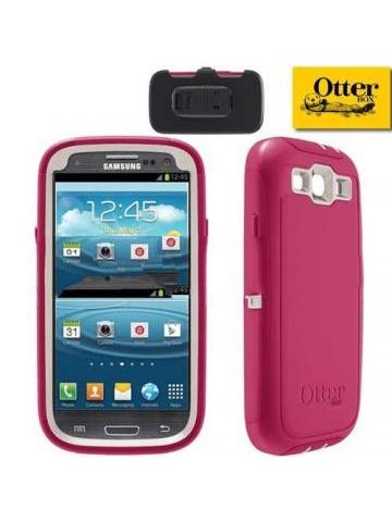 FUNDA OTTERBOX DEFENDER SAMSUNG GALAXY S3 COLOR ROSA GRIS