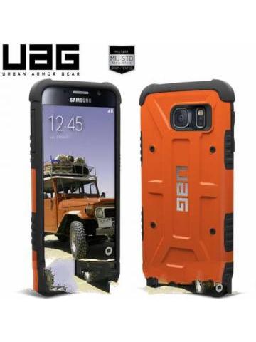 FUNDA UAG SAMSUNG S6 NARANJA OXIDO PROTECTOR DE USO RUDO