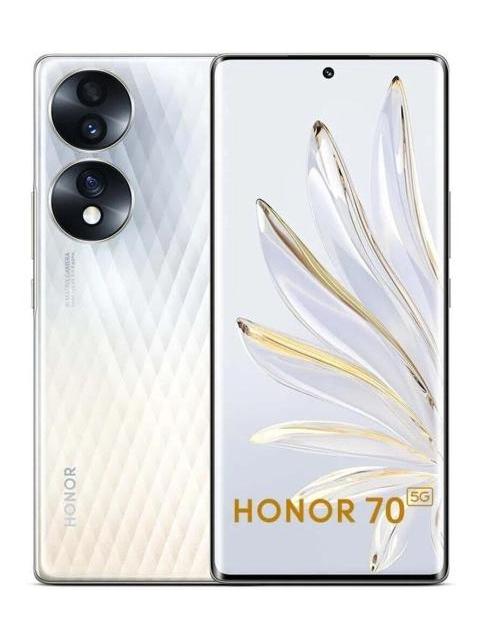 HONOR 70 5G 256GB DUAL SIM 8GB RAM 54MPX 4K CRISTAL PLATINO CRISTAL PLATINO
