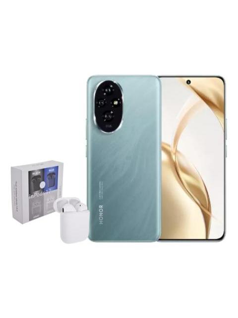 HONOR NUMBER SERIES HONOR 200 DUAL SIM 512 GB VERDE ESMERALDA 12 GB RAM + AIRPODS GENERICOS
