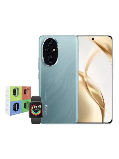 HONOR NUMBER SERIES HONOR 200 DUAL SIM 512 GB VERDE ESMERALDA 12 GB RAM + SMARTWATCH MACARON