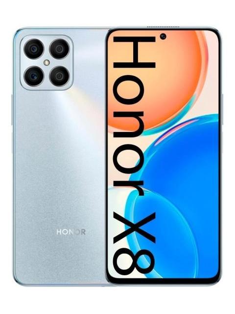 HONOR X8 128GB DUAL SIM 6GB RAM 64MPX SNAPDRAGON 680 PLATA PLATA SIDERAL