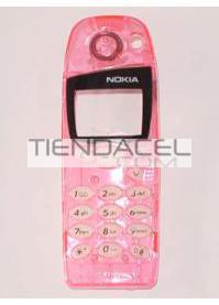 K CARATULA P/NOKIA 5120 TRANSP ROSA