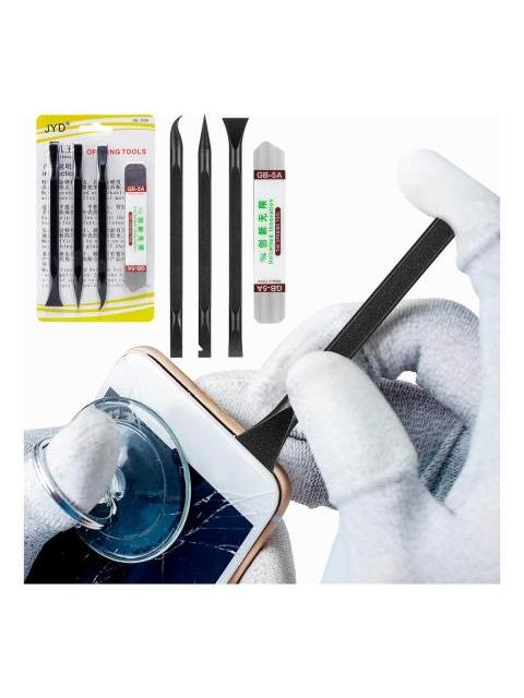 KIT DE 4 HERRAMIENTAS  PARA REPARACION Y DESMONTAJE DE CELULARES CON ESPATULA INCLUIDA