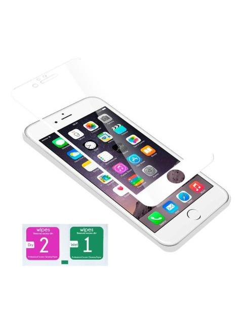 MICA CRISTAL TEMPLADO 9D PARA IPHONE 6 PLUS BLANCO