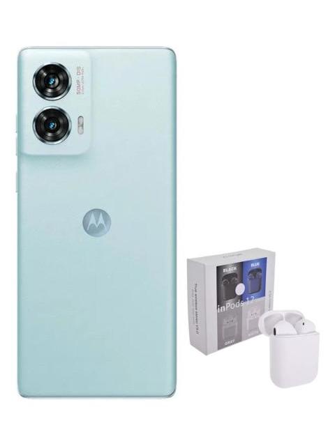 MOTOROLA FAMILIA EDGE 50 FUSION 5G 256 GB 8 RAM ICE BLUE + AIR PODS GENERICOS