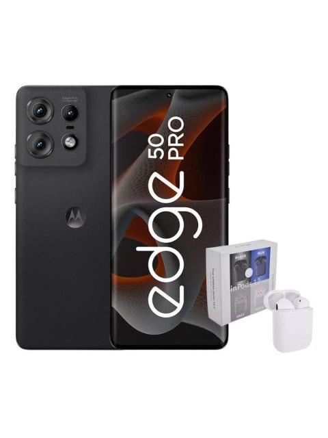 MOTOROLA MOTO EDGE 50 PRO DUAL 512GB 12RAM BLACK + AIR PODS GENERICOS
