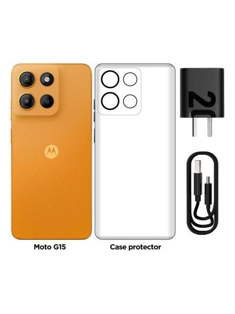 MOTOROLA MOTO G15 128GB 4GB RAM NARANJA