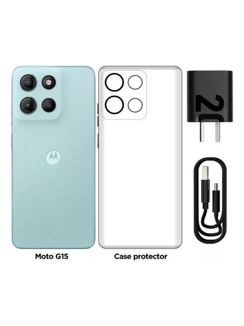 MOTOROLA MOTO G15 512GB + 4GB RAM AZUL CLARO