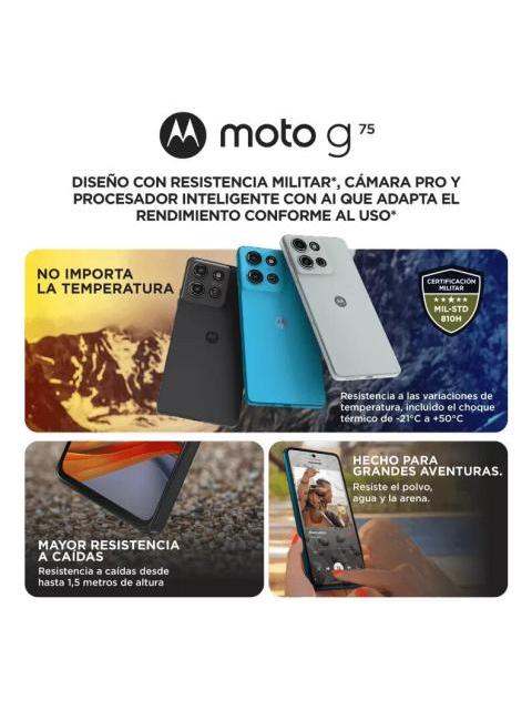 MOTOROLA MOTO G75 5G DUAL SIM 256 GB NEGRO 8 GB RAM