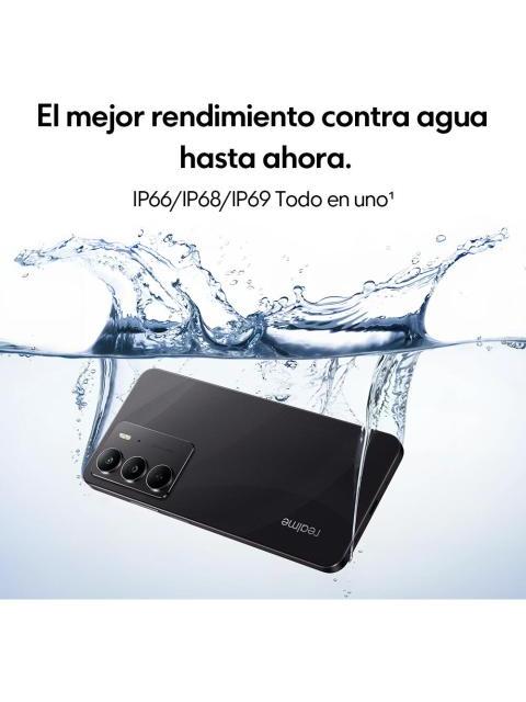 REALME C75 4G 8GB RAM 256GB ROM DUAL SIM 6.72 90HZ PANTALLA 50MP CAMARA 5828MAH NFC IP69 COLOR DORADO