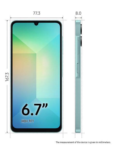 SAMSUNG GALAXY A06 DUAL SIM 128 GB VERDE CLARO 4 GB RAM