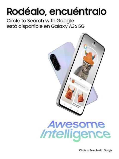 SAMSUNG GALAXY A36 5G 128 GB 6 GB RAM VIOLETA