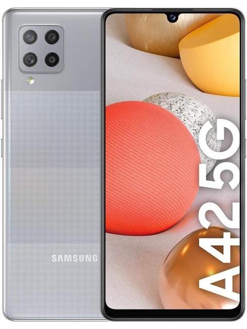 SAMSUNG GALAXY A42 5G DUAL SIM 128GB 6GB RAM 4 CAMARAS 48MPX DOT GRAY