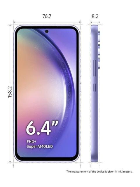 SAMSUNG GALAXY A54 5G 128GB DUAL SIM 6GB RAM 50MPX VIOLETA VIOLETA