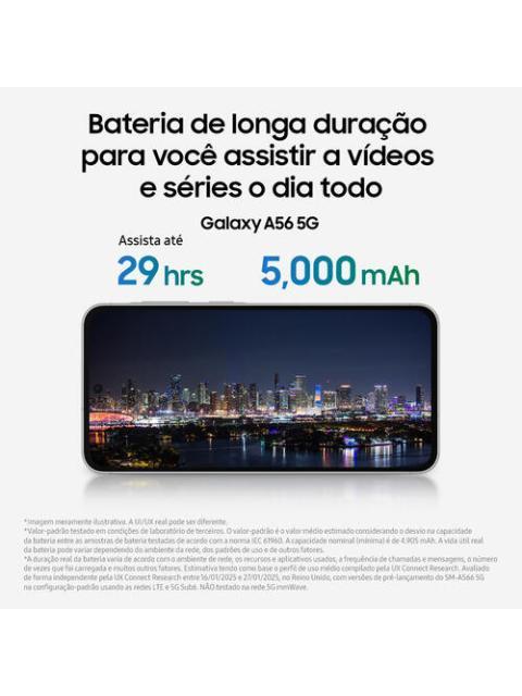 SAMSUNG GALAXY A56 5G 128 GB 8 GB RAM NEGRO