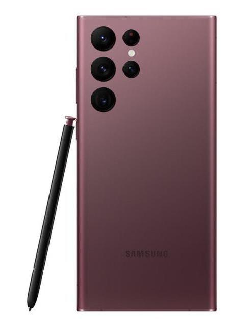 SAMSUNG GALAXY S22 ULTRA 5G 256GB DUAL SIM 12GB RAM BURGUNDY BURGUNDY