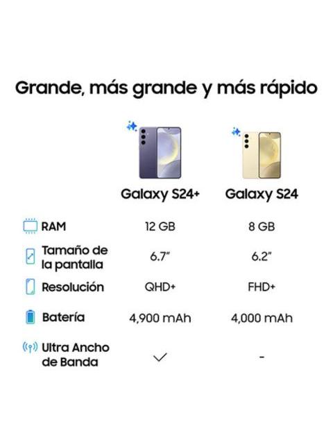 SAMSUNG GALAXY S24 GALAXY AI NEGRO ONYX 8GB RAM 256GB