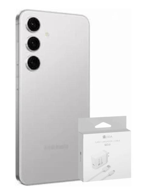 SAMSUNG GALAXY S24 PLUS 256GB 12RAM MARBLE GREY + POWER ADAPTER SAMSUNG 25W
