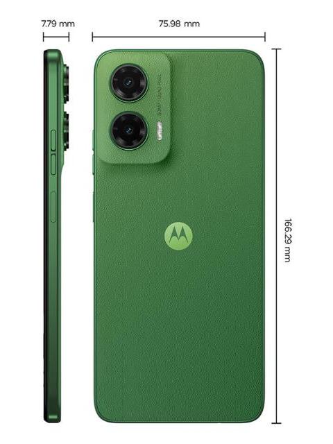 SMARTPHONE MOTO G35 5G 128 GB - VERDE - CUERO VEGANO