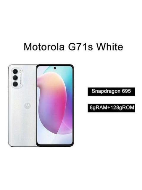 SMARTPHONE MOTO G71S BLANCO DE 8 GB+128 GB 66 PULGADAS 5 G COLOR BLANCO
