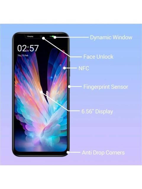 SMARTPHONE UNNECTO BOLT 10 ANDROID 14 DUAL SIM 4GB 128 GB 16 MP DOB