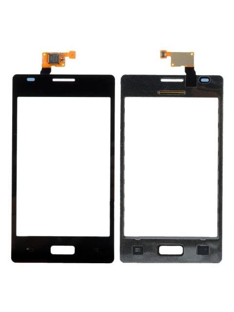 TOUCH SCREEN PANTALLA TACTIL CRISTAL LG OPTIMUS L5 NEGRO NEGRO