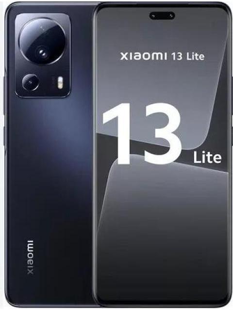XIAOMI 13 LITE 128 GB 8 RAM CAMARA 50 MP NEGRO NEGRO