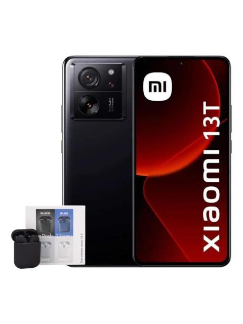 XIAOMI 13T DUAL 256GB 8RAM BLACK + AIR PODS GENERICOS