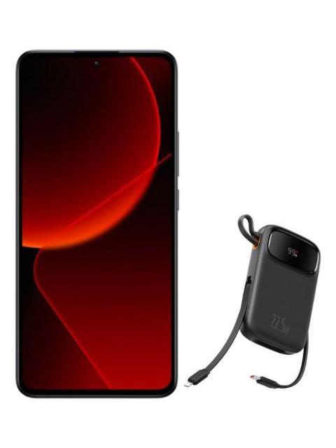 XIAOMI 13T DUAL 256GB 8RAM BLACK + BASEUS BATERIA PORTATIL CON DOS CABLES 22.5W 10000MAH BLACK