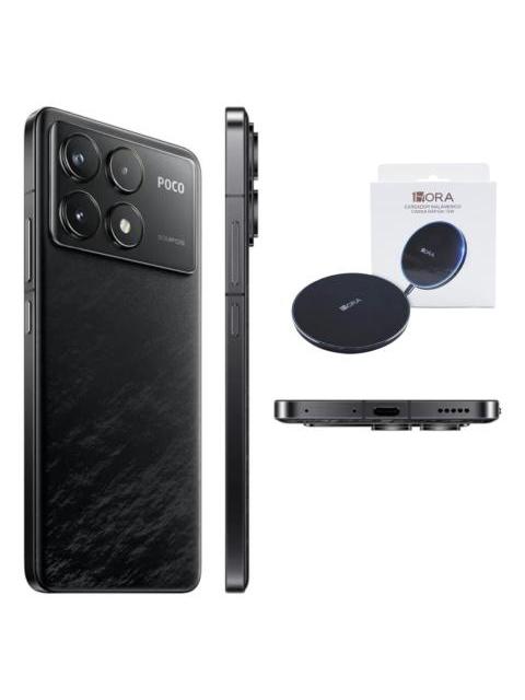 XIAOMI POCO F6 PRO DUAL 256GB 12RAM BLACK + WIRELESS CHARGER 1HORA GAR151