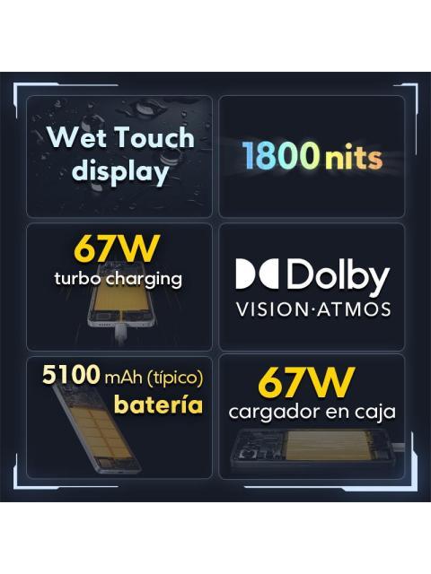 XIAOMI POCO POCO X6 5G DUAL SIM 256 GB NEGRO 8 GB RAM